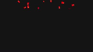 唯美的红包雨效果模板视频的预览图